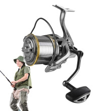 Selected Spincast Reel, Winter Roll, Ice Rolls, 4.8:1 Gear Ratio Stainless Steel with Bait for Men NGK14000