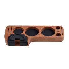 Station de bourrage de café en bois, porte-outil à café,-Sapelli