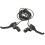 Aluminium brake levers for electric bicycles with parking function 1