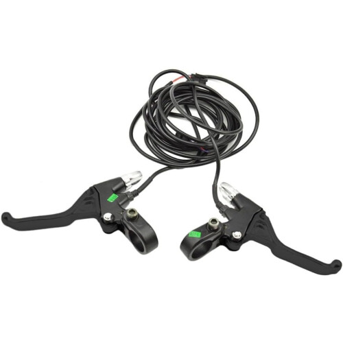 Aluminium brake levers for electric bicycles with parking function 1