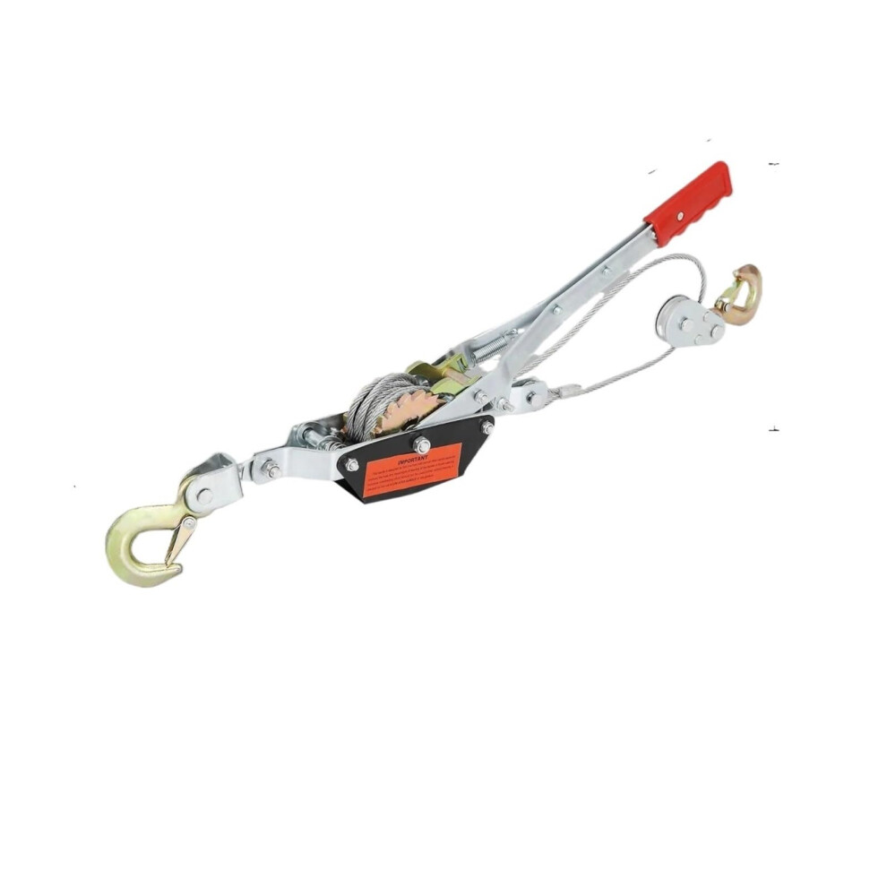 Marine Puller Come Along Winch, 2/5 Ton Capacity, Highperformance Ratchet Car Jack, Cable Puller, Hand Crank Winch (2 T) 9412369572127