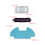 Filtres à brosse latérale, pièce de rechange, accessoire-Style 2 4