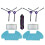 Filtres à brosse latérale, pièce de rechange, accessoire-Style 2 2