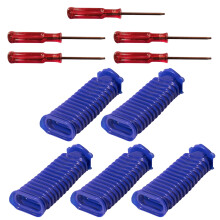 Tuyau d'accessoire d'aspirateur en plastique,-5 tuyaux pièces