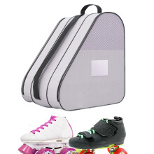 Eiskunstlauftasche: figure skating bag, SchlittschuhTräger aus PVC, Tasche fr Schlittschuhe, breathable storage bag for roller skates, purple