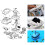 Turbine Replacement Set Turbine Bearings Kit Plastic Texture 6