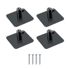 4 Pack Convenient Hook Holder ABS Texture Stand Mixer-black
