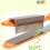 Convenient Attachable Comb Straightening Comb Attachment-White 6