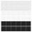 12 stuks vierkante schuimpanelen polyester polyester-Zwart 2