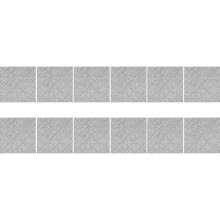 Geluiddichte wandpanelen van polyestertextuur voor-zilvergrijs