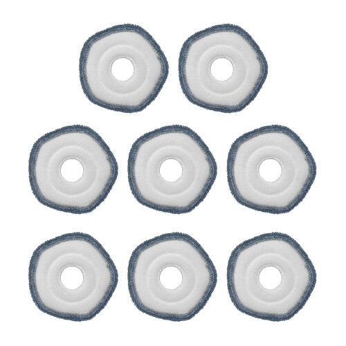 Mopping Cloths Washable Mopping Pad Robot Vacuum-8 pieces