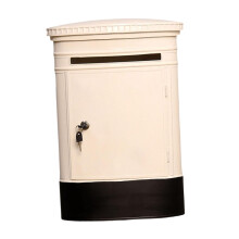 White Wall Mounted Letter Box Donation Box Suggestion Box Election Comment Box for a Charity Contest