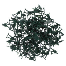 mini soldier model figures for sand table olive green plastic