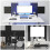 12 Pack Square Foam Panels Polyester Polyester Soundproof-White 4