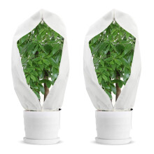 Pack of 2 Winter Protection for Plants, Frost Cover, Breathable, TearResistant (80x120cm)