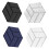 Wall Panels Acoustics Tiles Polyester Texture Perfect for-Black 2