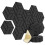 Wall Panels Acoustics Tiles Polyester Texture Perfect for-Black 3