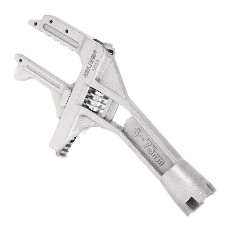 Plumbing Wrench Tool For Installing And Removing Bathroom Taps, Adjustable Wrench, Sanitary Tools 23.00X11.30x3.00cm Silver 9412369573629