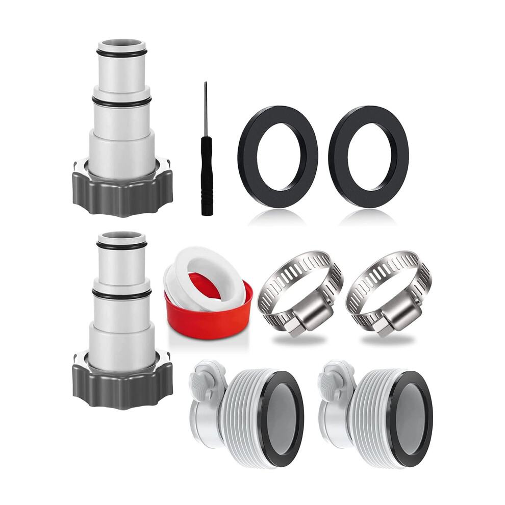 1.25" To 1.5" Hose Adapter Replacement Hose Adapter With Collar 7732000409097