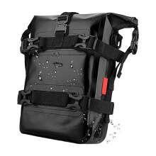 Motorcycle Handlebar Bag, Crash Bar Bags, Luggage Package, Motorcycle Bags Crash Bar Frame Bag  Black