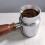 Kaffee Tamper Basis Espresso Siebträger Halter Aluminium-Silber 7
