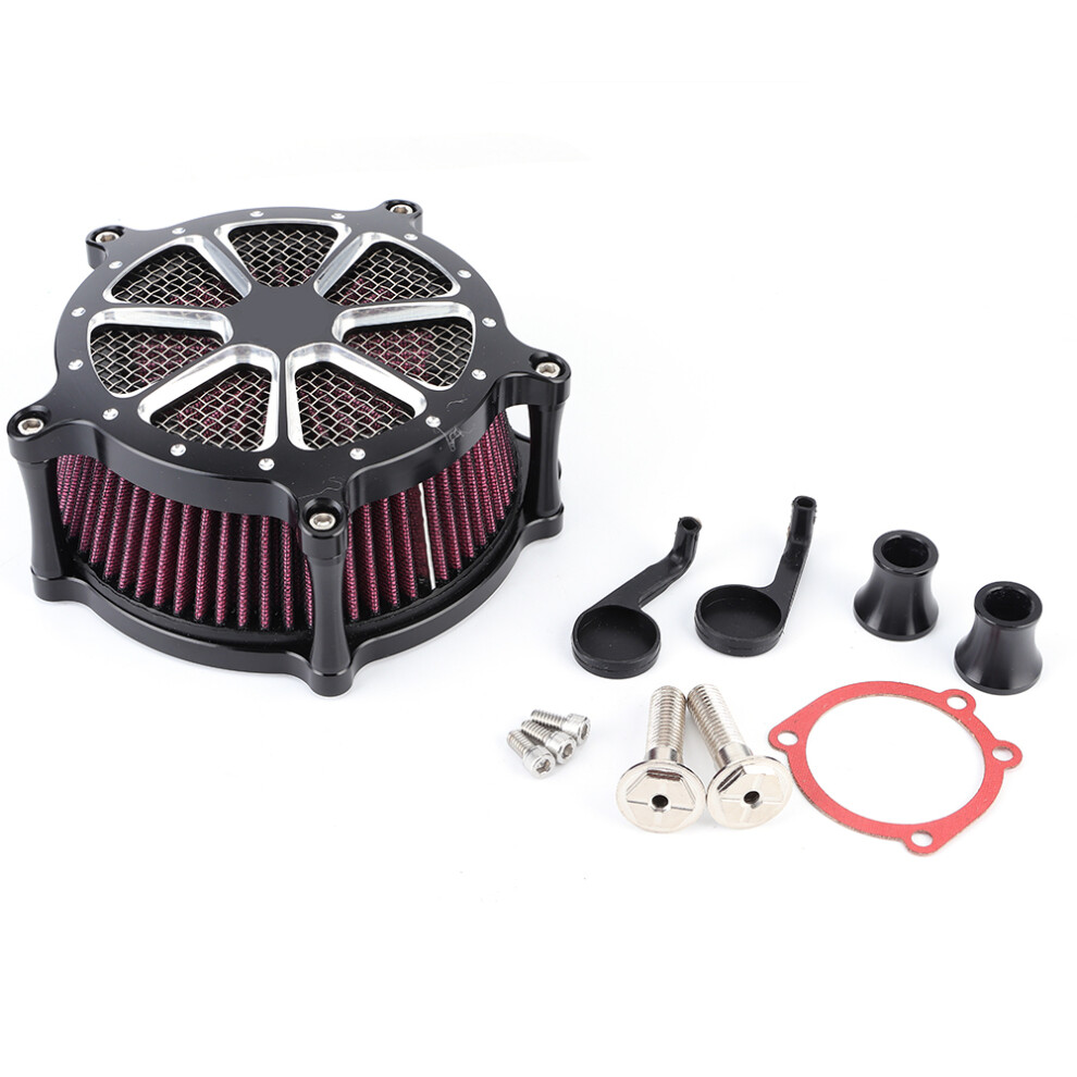 Engine Performance Optimization Air Cleaner Kit 4 Harley Motorcycles, Combustion Efficiency Enhancement Intake Filter System W/ Protective Air 9139052967083