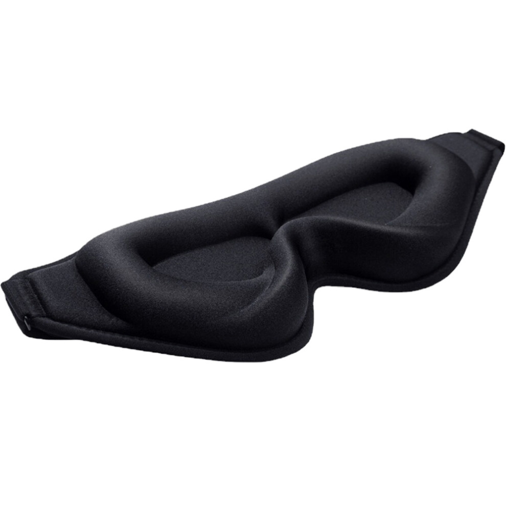 Sleep Mask, 3D Contoured Eye Mask for Sleeping, Zero Eye Pressure with Adjustable Strap, Deep Contour Design for 100% Blackout, Soft Memory Foam Eye C