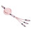 Retractable Multi Charging Cable, Supports Fast Charging & Universal Compatibility, Compact & Portable for IOS/Android Devices, Bidirectional Stretchi 2