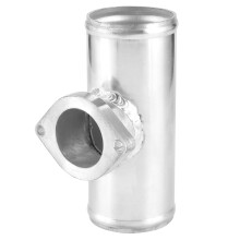 Universeller Turbo-Adapter für Hochleistungsmotoren, 63 mm (2,5 Zoll) Einlassflansch aus Aluminiumlegierung mit verschleißfester Oberfläche,