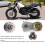 Κιβώτιο Ταχυτήτων Sprocket4Εφαρμογές Mini Moto, Κράμα Χάλυβα 14T Διπλής Αλυσίδας Συμπλέκτη 7