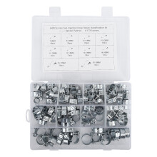 Abrazaderas de manguera de inyección de combustible mini de acero inoxidable 304 de rango de tamaño ajustable, ampliamente utilizadas en tuberías