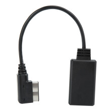 Bluetooth AUX-mottagare Kabeladapter4VW Audi, trådlös tandteknik garanterar klart ljud Fungerar med MMI-gränssnitt och AMI-uttag Inget lösenord