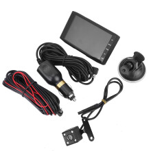 Dashcam mit Rückfahrkamera, Full HD-Frontkamera (480p), Rückfahrkamera, Weitwinkel, Nachtsicht und Loop-Funktion