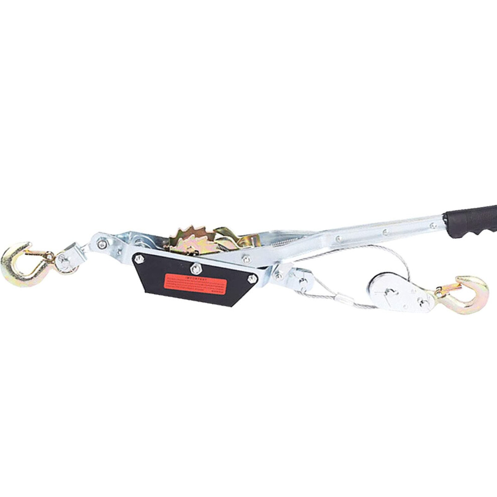 Power Puller Dual, Cable Winch, Two Hooks, Ratchet Winch, Towing Capacity: 1/2/4T, 5Mm Wire Rope 4T 9365049548489