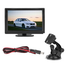 HD Image Backup Camera Monitor 4 Vehicles w/ Automatic Display Rear View & Stable Signal Transmission 2 Way Video Input Compatible w/ Trucks Cars