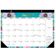 Kalenderledsager: Din profesjonelle bord- og veggkalender for innholdsdesign, 18 måneder fra juli 2024 til desember 2025, med enkle