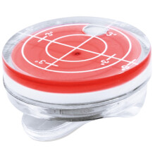 Golf hat clip with magnet  
Compact golf marker accessory  
 hat marker for precise play  
Perfect for golfers  
Bubble level for slope