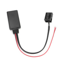 Bluetooth-ljudadapter, bil-AUX-ingångskabel ABS-material Bil-Bluetooth-modul Enkel installation Plug and Play-stöd Telefon Surfplatta Mp3