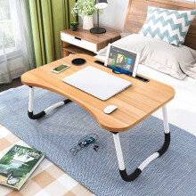 Skladací stolík na notebook, prenosný stôl na kolená s ergonomickým zakriveným stolom, pre široké použitie v domácej kancelárii,