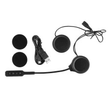 Hands Free Motorcycle Headset CVC Noise Cancellation Stable Signal Transmission Waterproof Bluetooth 4.1 Built In Battery 4 Long Play Time & Voice