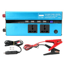 USB porttal ellátott inverter, 12 V DC-t 220 V AC-vé alakít, tiszta szinusz kimenettel, kompakt, könnyű kialakítással, nagy hatékonyságú,