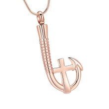 Stainless Steel Pet Cremation Jewelry Memorial-rose gold