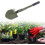 Mini Folding Spade Gardening Tool Multifunctional Handheld Anchoring Tool Plants for Backpack Combat Farm Small Normal 2