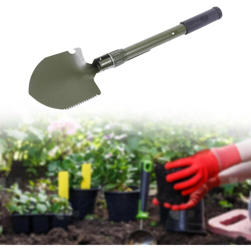 Mini Folding Spade Gardening Tool Multifunctional Handheld Anchoring Tool Plants for Backpack Combat Farm Small Normal 1