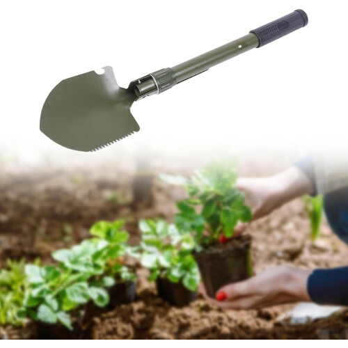 Mini Folding Spade Gardening Tool Multifunctional Handheld Anchoring Tool Plants for Backpack Combat Farm Small Normal 2