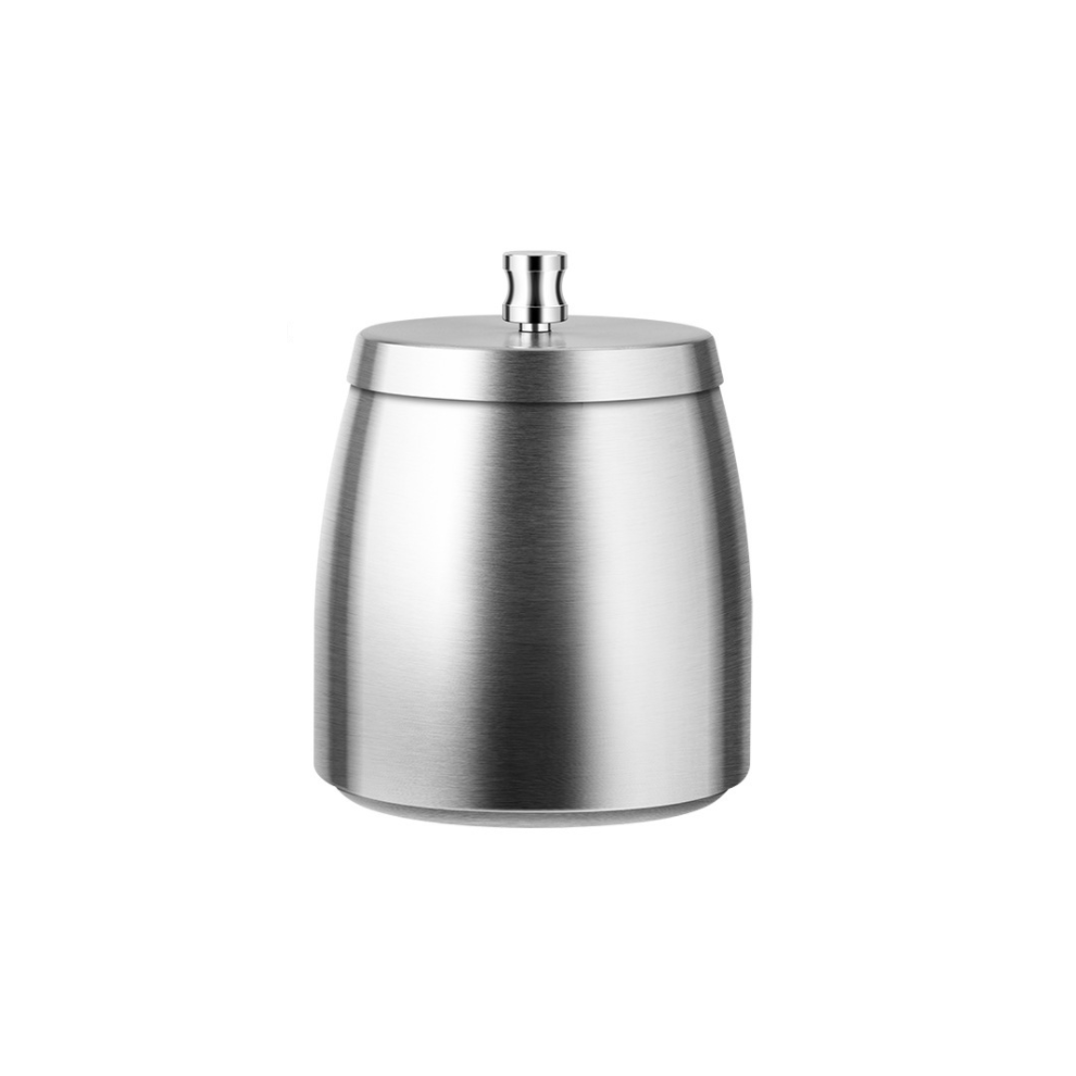 Smokeless Portable Use Ashtray Stainless Steel, Sealing Performance Windproof Odorless For Patio Home Office