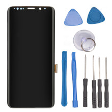 Athsholáthar Scáileáin do Samsung Galaxy S9Plus, Trealamh Deisiúcháin Gloine Tosaigh Ardchaighdeáin atá Frithsheasmhach in aghaidh Scríobtha