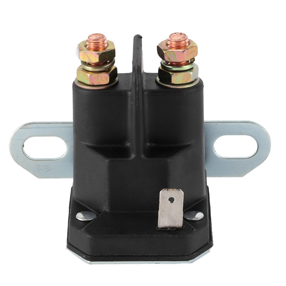 Solenoid Relay 4 Riding Mower, Relay Switch 12V Terminal Stud Waterproof Starter Solenoid w/ Copper Contact, OEM Replacement Solenoid Valve 4 Tractor