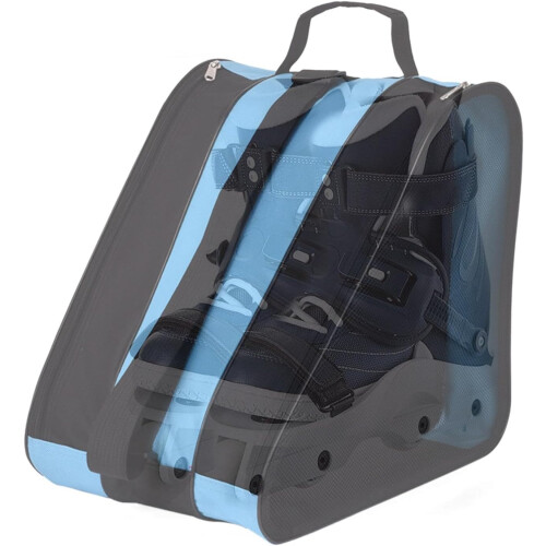 Ice Skate Carry Bag with Adjustable Strap and Handle  Compact Multifunctional 2