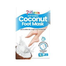 7th Heaven Mask Hydrating Socks for Dry Feet Single Use 1 Pair
